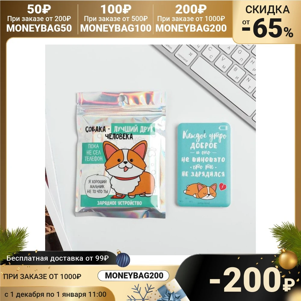 Зарядное устройство Каждое утро доброе 2500 mAh 6 х 9 5 см | Мобильные телефоны и