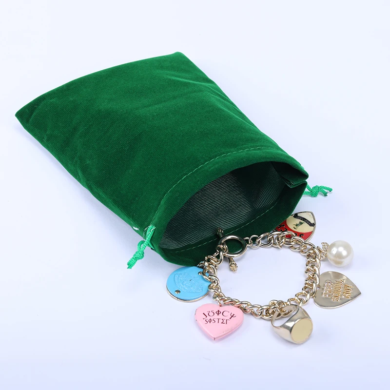 쥬얼리 포장 및 정리함, 맞춤형 링크 쥬얼리 가방, 벨벳 드로스트링 선물 가방, 코튼 파우치, 10 개