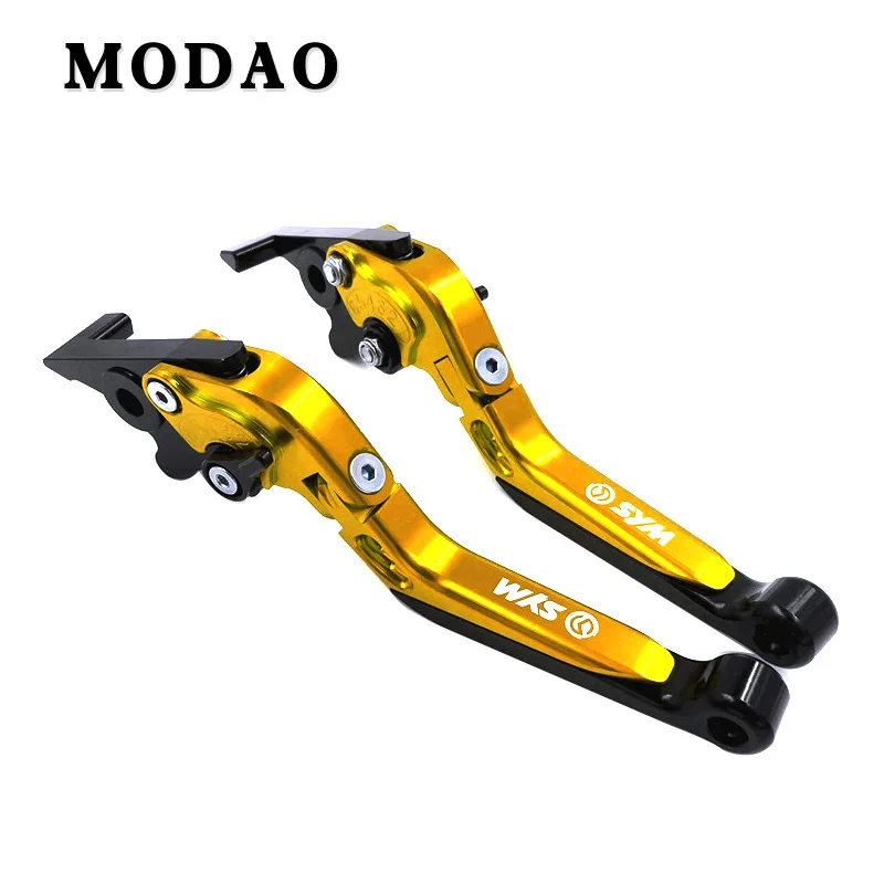 Gold Для SYM MAXSYM400i 600iABS masym400i CNC алюминиевые аксессуары для мотоциклов регулируемый тормоз мотоцикла складной тормозной рычаг сцепления - Цвет: Gold