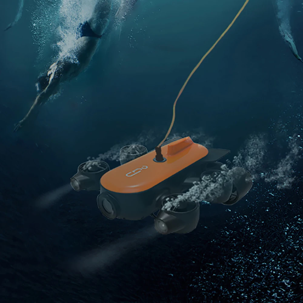 Подводный беспилотный робот Geneinno Titan Inteligence Undersea Detection широкоугольный FOV 360 ° спасательный 160 ° Движение 4K камера T1 RC