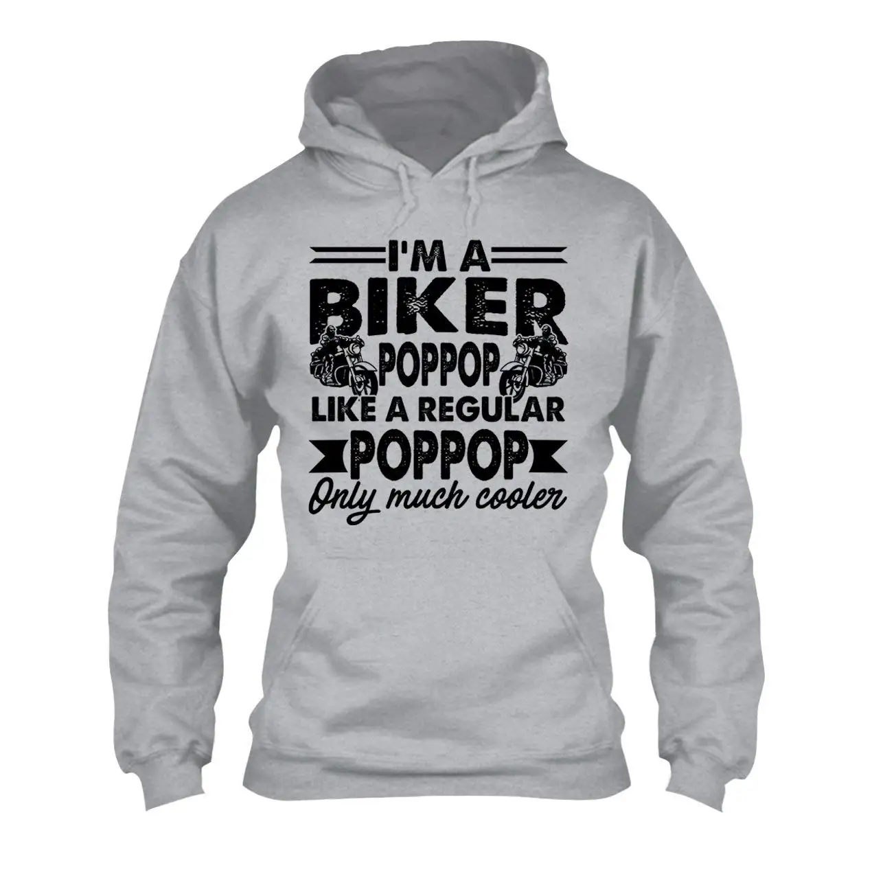 TSDFCBiker Poppop is Cooler Hoodie унисекс пуловер с капюшоном одежда |