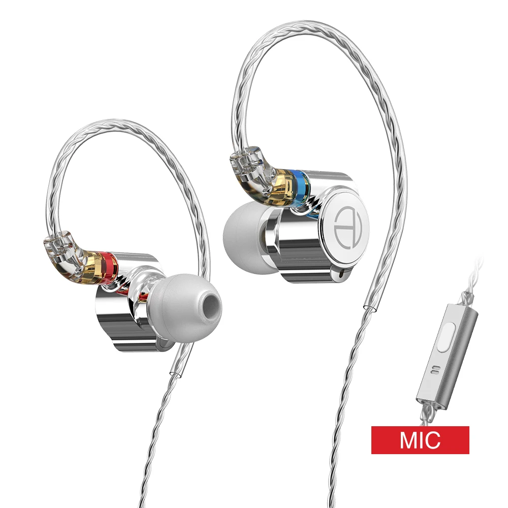 Fone de Ouvido Intra-auricular de Metal Hifi com Monitor de Graves 1ba + 1dd Hi-fi Híbrido Knowles 335188mm Dinâmico Fone Corrida Esporte Trn Ta1 - Image 2