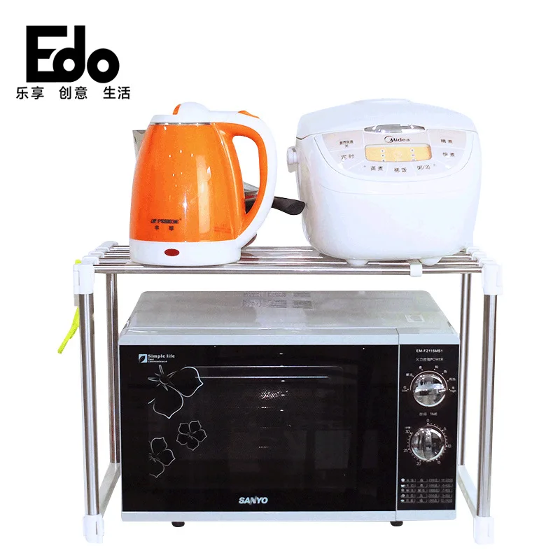

Edo Kitchen Shelves Steel Composite Pipe Microwave Oven Rack Floor China Mobile Storage Organizing Rack Bowl And Dish Oven Rack