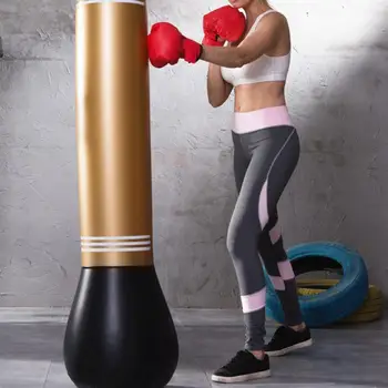 

Boxing Punching Bag Inflatable Free-Stand Tumbler Muay Thai Training Pressure Relief Bounce Back Sandbag Fitness Equitment