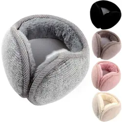 Inverno macio velo coelho pelúcia aquecedor earmuff orelha muffs capa earmuffs ao ar livre à prova de vento usar unisex