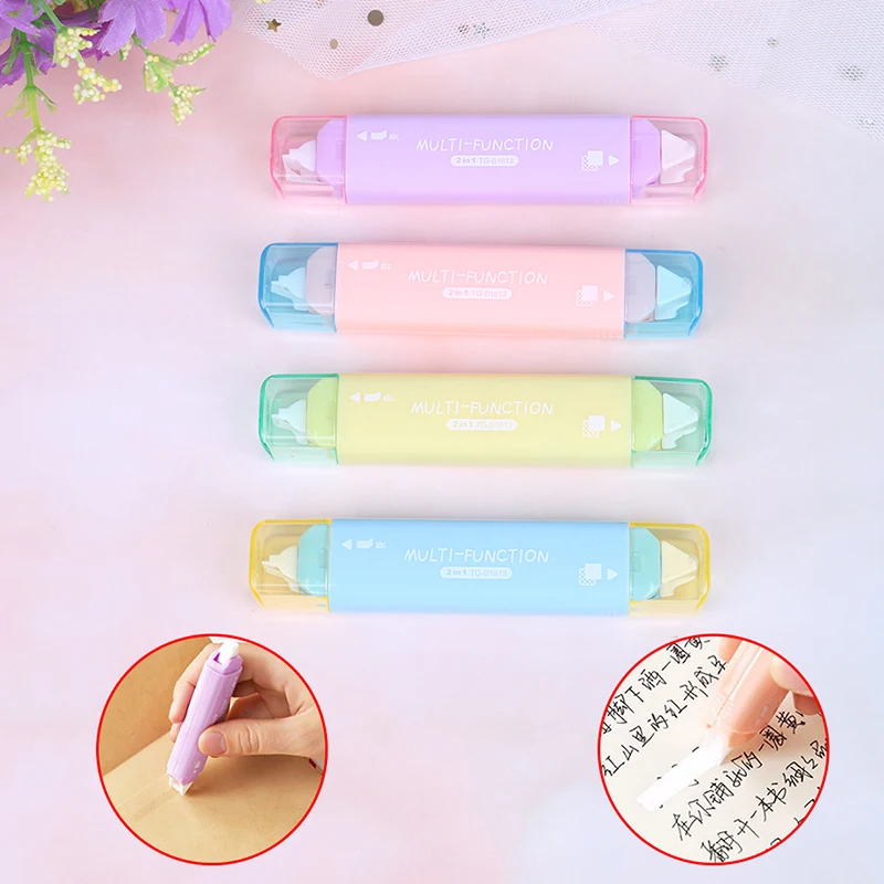 

Two in One Mini Double Head Correction Tape Learning Stationery Adhesive Tape