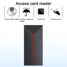 Special Offers Long Range RFID Card Reader 125KHZ/13.56MHZ Proximity Card Access Control Card Reader Wiegand 26/34 IP68 Waterproof IC Reader