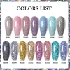 UR SUGAR Glitter Sequins Gel Nail Polish Soak Off UV Nail Gel Varnish Colorful All For Nail Manicure DIY Nail Art Design 2