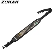 Zohan arma rifle de 2 pontos sling gun rifle sling com giros estofamento alça ajustável para slinging caça shotgun acessórios