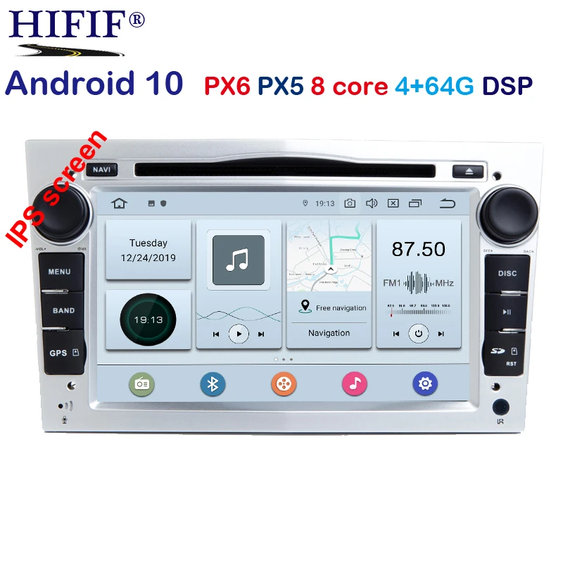 Автомобильный DVD плеер на Android 10 4 ядра/8 ядер IPS экран DSP 2 DIN GPS для opel Vauxhall Astra H G J Vectra