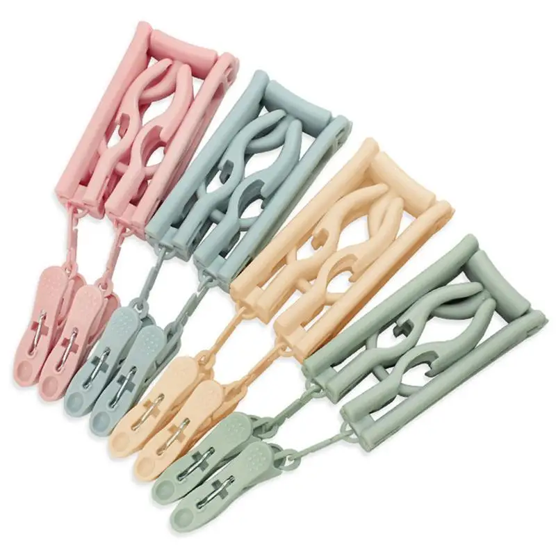 

Travelling Folding Clothes Hanger Multifunctional Non-slip Clothes Hanger Portable Anti-slip Hanger with Clip For Traveling Trip