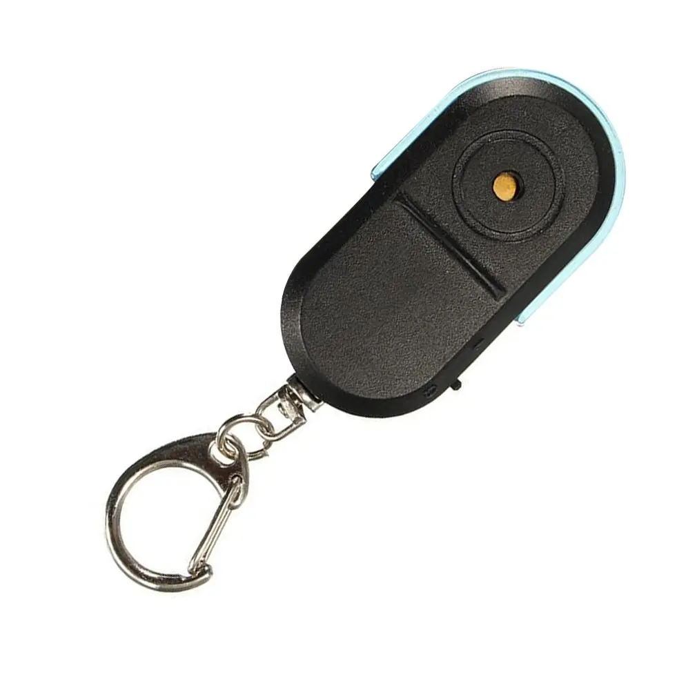 blue Wireless Key Finder Whistle Led Key Finder Anti-Lost Device Christmas Gift Seamless Painting Frame Overall Round And Beautiful - Цвет: blue