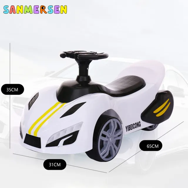Kid Driving Slide Yo Car Balance Scooter Toy Anti-skid Tire Baby Ride Music Swing Car Indoor Toys For 3-6 Years Old Boys Girls 6