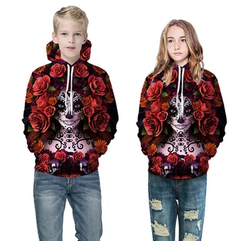 

3D print hoodies pullover hooded sweatshirts for men women lovers 2019 autumn fashion hip hop street wear Halloween children
