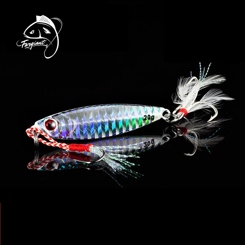 

Fargiant Fishing Lure Spoon Trout Bait Jig Light Silicone Bait Wobbler Spinners Winter Sea Ice Minnow Tackle Squid Peche Octopus
