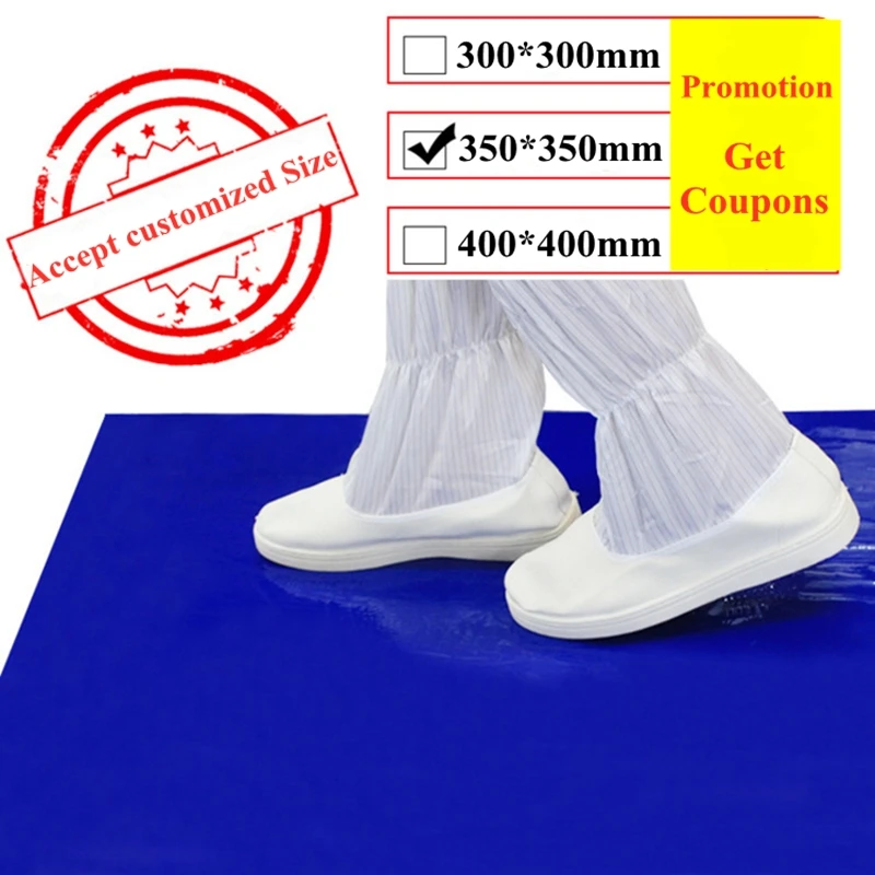 Tapete Adesivo de Silicone Lavável Fácil de Limpar para Sala de Limpeza Silicone Reutilizável Anti-estático para Trabalho de Limpeza - Imagem 6