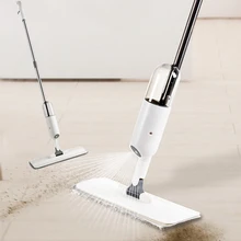 Serpillière plate à Spray pour cuisine et salle de bain, outil de nettoyage ménager