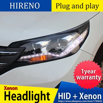 

Car Styling Headlight For Honda CR-V CRV headlights 2012-2014 head lamp LED DRL front light Bi-Xenon Lens xenon HID