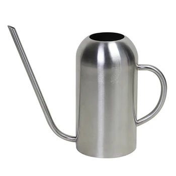 

Flowers Watering Can Kettle 1.5L Stainless Steel Long Mouth Planting Sprinkler