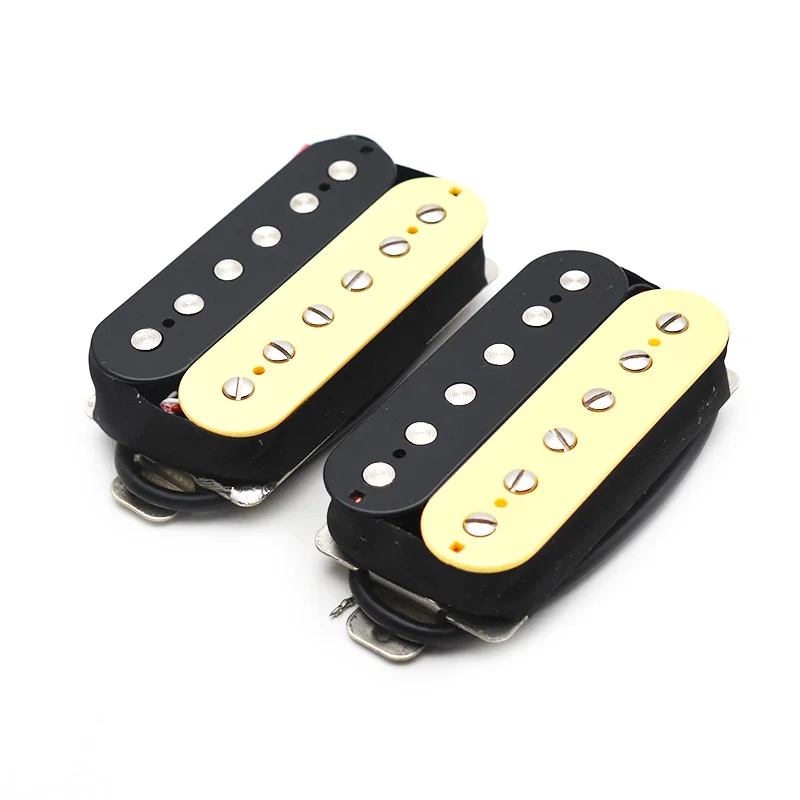 Zebra Alnico 5 Electric Guitar Pickup Humbucker Double Coil Pickup Alnico V Guitar parts Ivory
