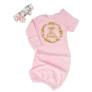 

Fashion Neugeborene Baby Mädchen Blumen Baumwolle Swaddle Wrap Decke Schlafsack Summer Night Gown