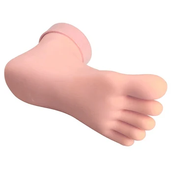 

Silicone Soft Foot Display Model for Nail Art Pro Practice Training Prosthetic Manicure Tools MP789