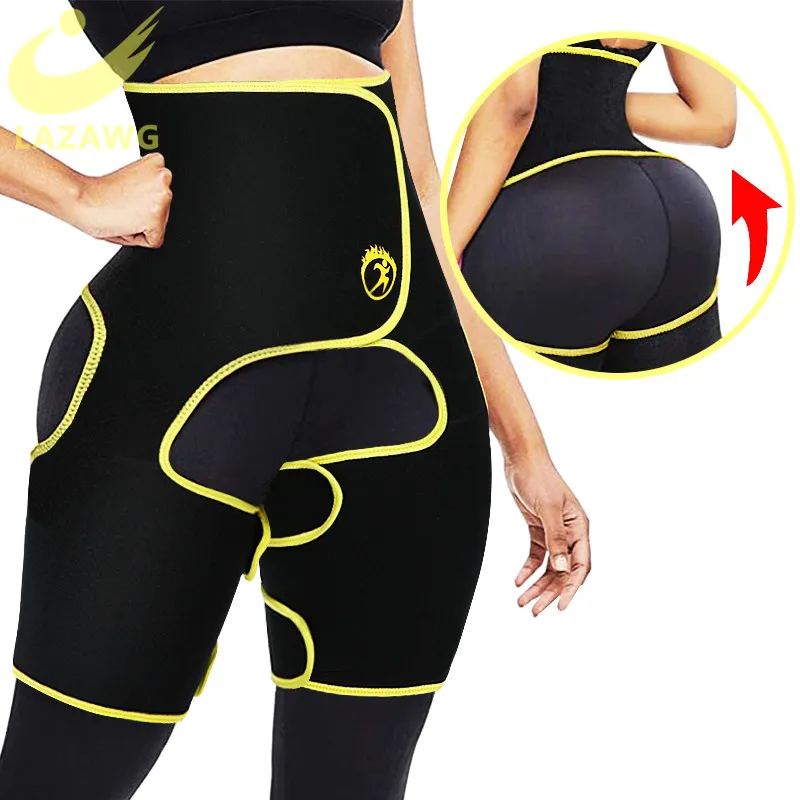 

LAZAWG Waist Trainer Shaping Neoprene Thigh Shaper High Waist Ultra Light Thigh Trimmer Butt Lifter Weight Loss Workout Fitness