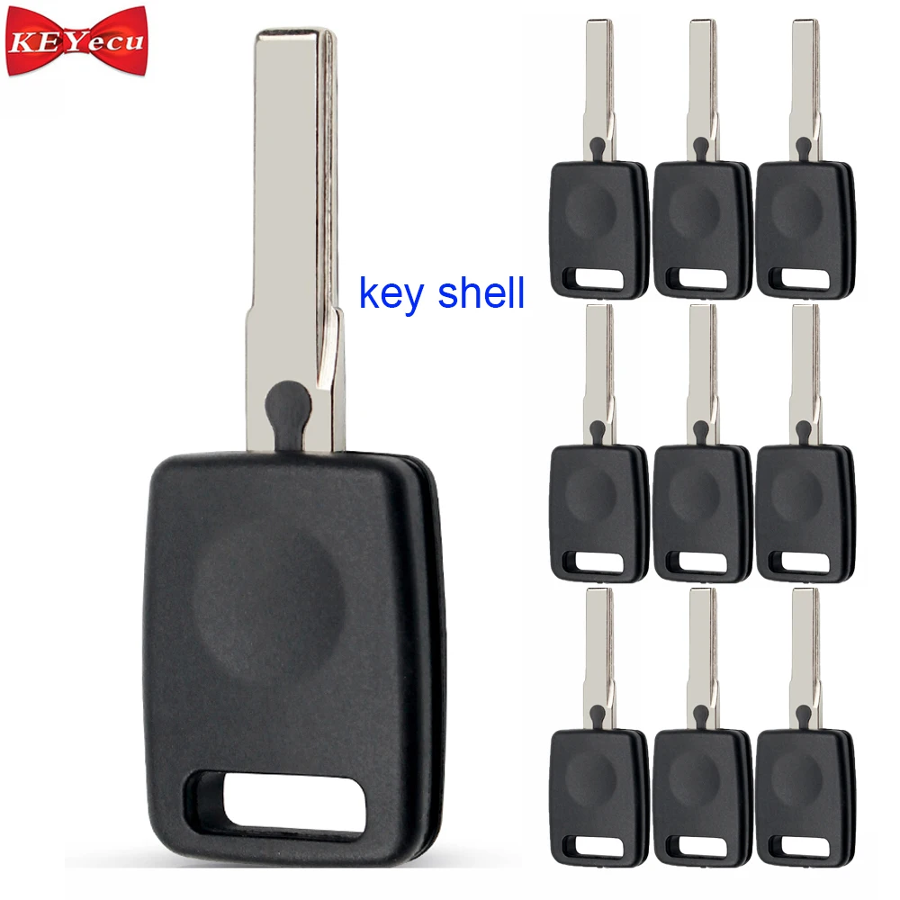 KEYECU 10 шт. для Audi A2 A3 A4 A6 A8 Кабриолет RS6 S3 S4 S6 S8 TT оболочка ключа передатчика чехол Корпус FOB чехол