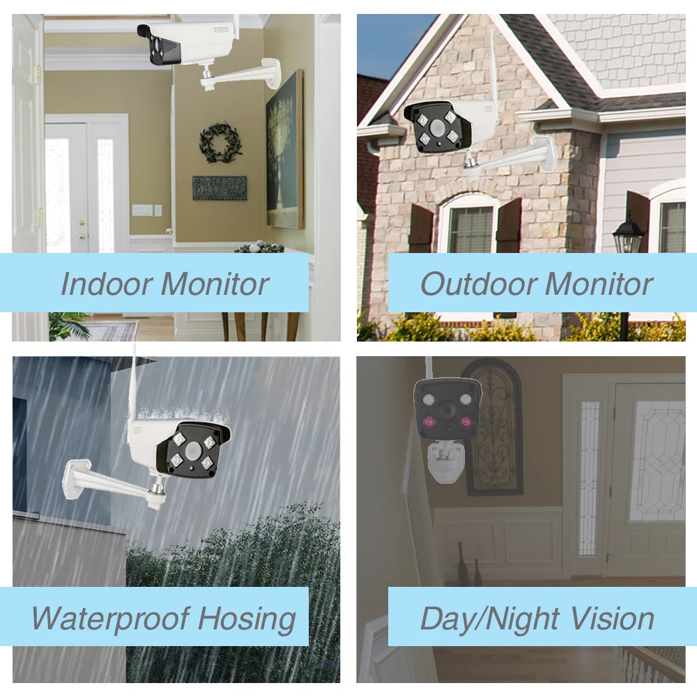 1080P Wi-Fi ip-камера Onvif 2.0MP HD уличная Водонепроницаемая инфракрасная камера ночного видения для видеонаблюдения