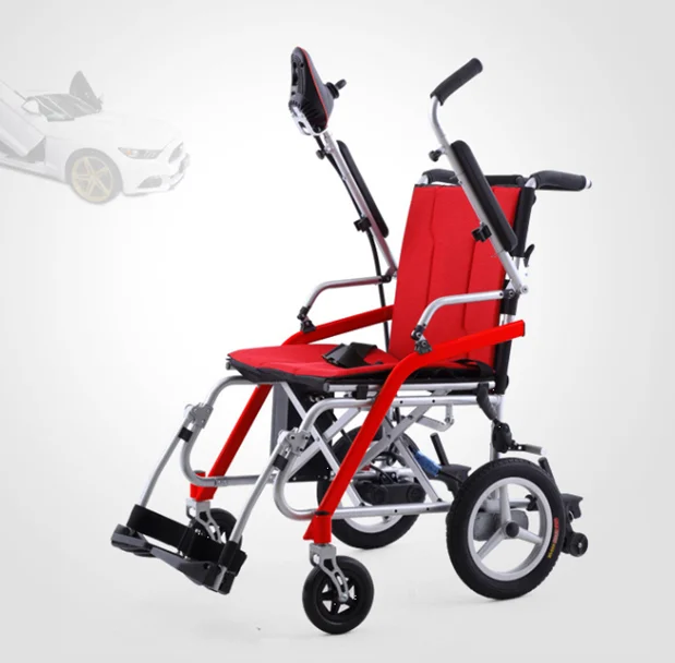 Лидер продаж модная Складная легкая Ультралегкая электрическая инвалидная