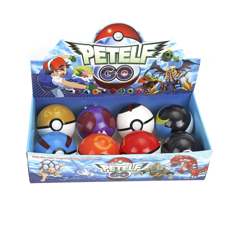 Оригинальный Покемон 8 шт. в наборе коробка эльф мастер мяч игрушки большой