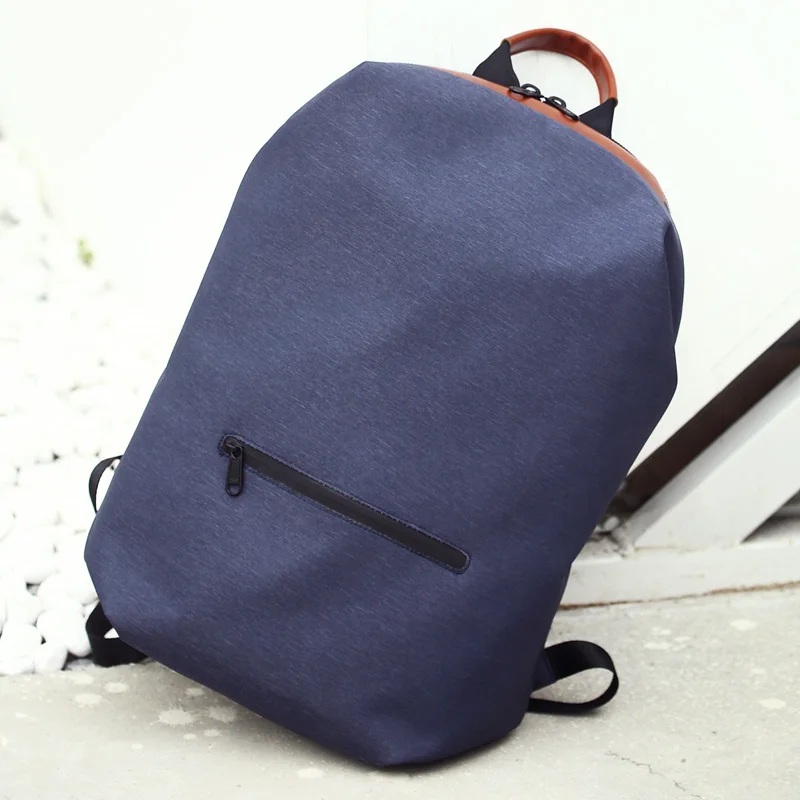 BISON DENIM Men Backpack 15.6 inches Laptop USB Charging Backpack Water Repellent Rucksack School Teenager Mochila N2894 - Цвет: blue