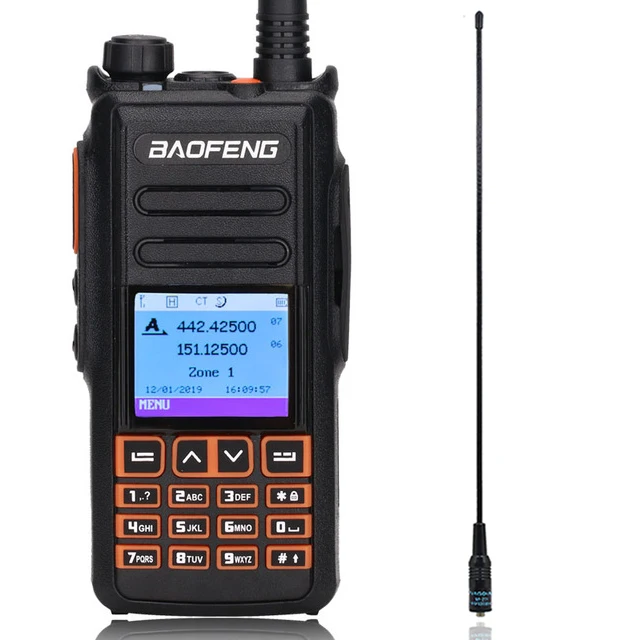 Baofeng DM-X gps Walkie Talkie Dual Time slot DMR цифровой/аналоговый DMR повторитель обновления DM-1801 DM-1701 DM-1702 радио - Цвет: add 771 antenna