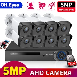 XMEYE – Kit de système de caméra de sécurité DVR, 8 canaux, 5mp, détection de mouvement, vidéo Surveillance, 8 canaux 