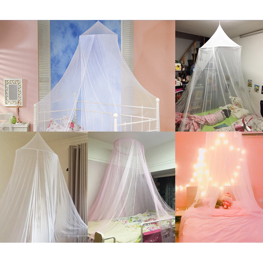 Hot-selling 3-color mosquito net double bed mosquito-repellent tent insects refuse canopy bed curtain Bed Tent