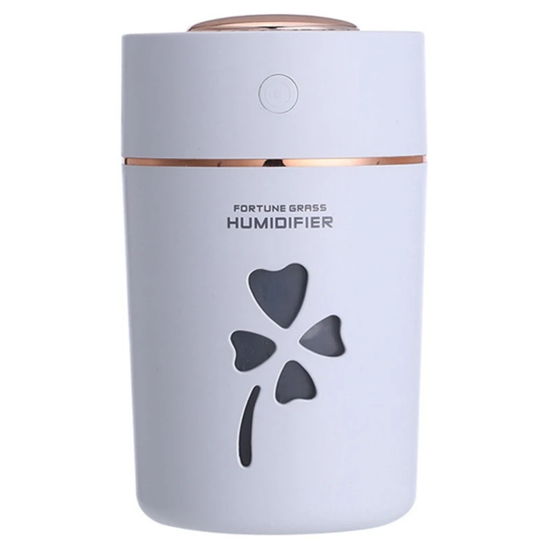 Usb мини-увлажнитель воздуха Lucky Grass с ароматическим диффузором, цветные светодиодные ночники, светящийся увлажняющий домашний автомобильный очиститель, распылитель