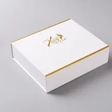 Competitive price Custom white recycled paper cardboard lid and base rigid gift box for jewellery packaging( GF-078