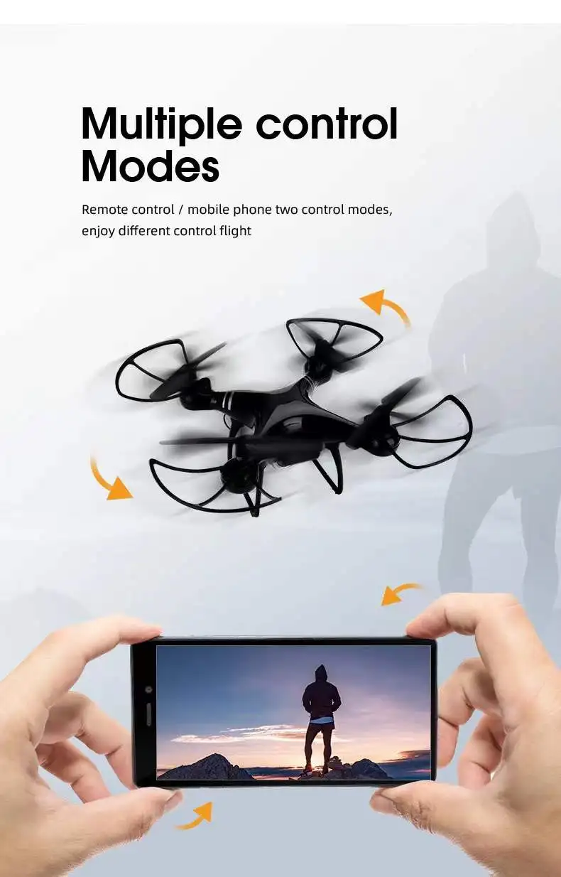 KY101 Drone  4K Aerial Camera RC Drone FPV Quadcopter UAV with ESC Camera 4K HD Profesional Wide-Angle Aerial Photography Gift 2.4 g remote control quadcopter