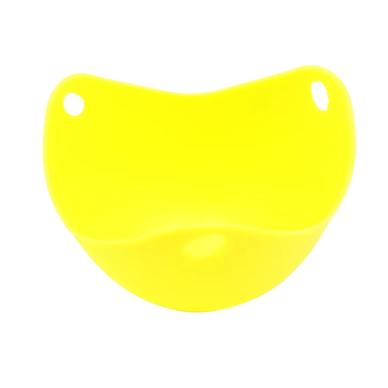 Силиконовая форма миска для яиц-браконьеров, форма миска для яиц, котел, кухонные инструменты для приготовления блинов - Цвет: yellow