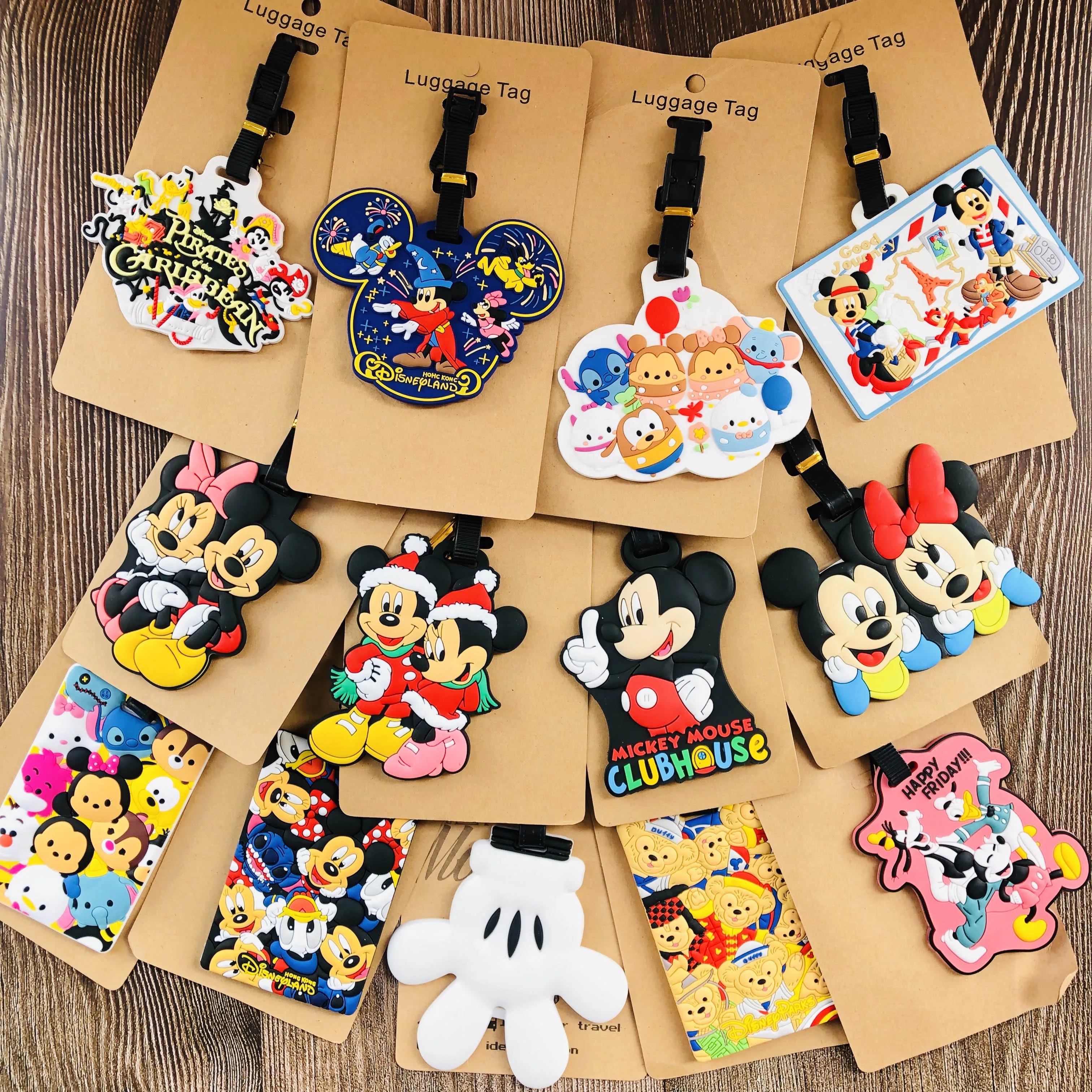 mickey luggage tags