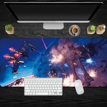 

XL HD Large Gaming Mouse Pad Rubber Washable XXL Computer Gamer Keyboard Mouse Mat Non-slip Desktop Desk Mousepad for Star Wars