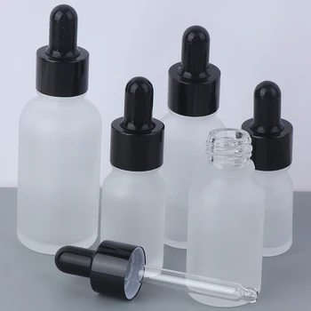 

Empty Lip Gloss Tubes Frosted Dropper Amber Glass Aromatherapy Liquid For Essential Massage Oil Pipette Refillable Bottles