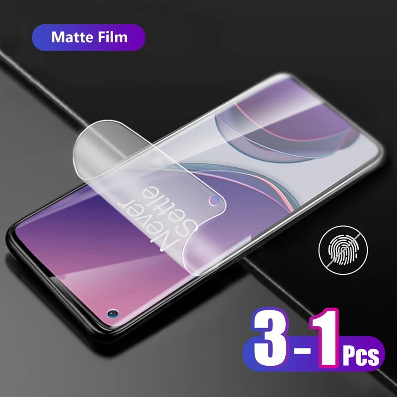Полное покрытие для OnePlus 8T Nord oneplus 8t Матовая Мягкая Гидрогелевая пленка без