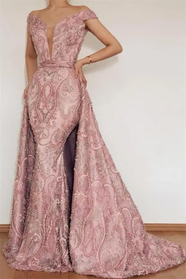 Vestido сирена Длинные вечерние платья элегантное платье с открытыми плечами, вечернее платье розовое детское платье силуэта «русалка» длинное вечернее платье вечерние платья