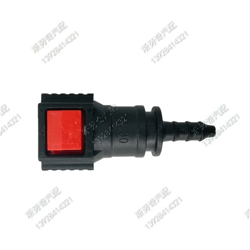 Plastic Connector Auto Fuel line quick connector fittings 2PCS 6.30 ID4 180 degree