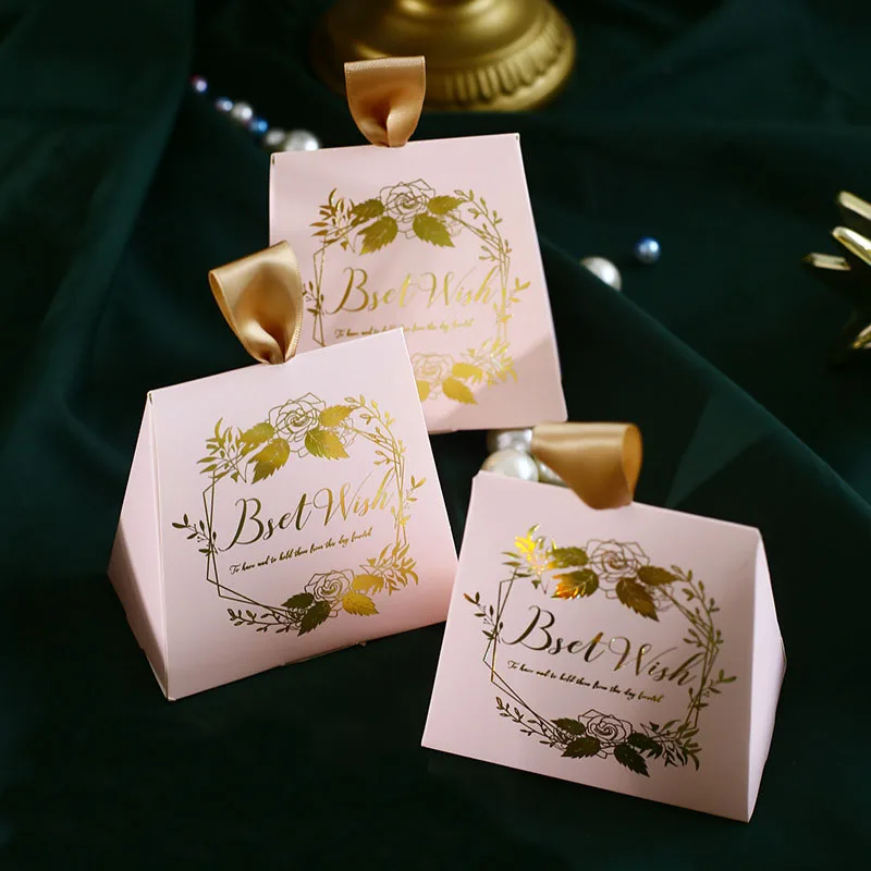 Красочные лучшие пожелания коробки конфет красивые сладкие конфеты подарочная коробка с ленты для свадебного украшения упаковка подарочные пакеты вечерние принадлежности