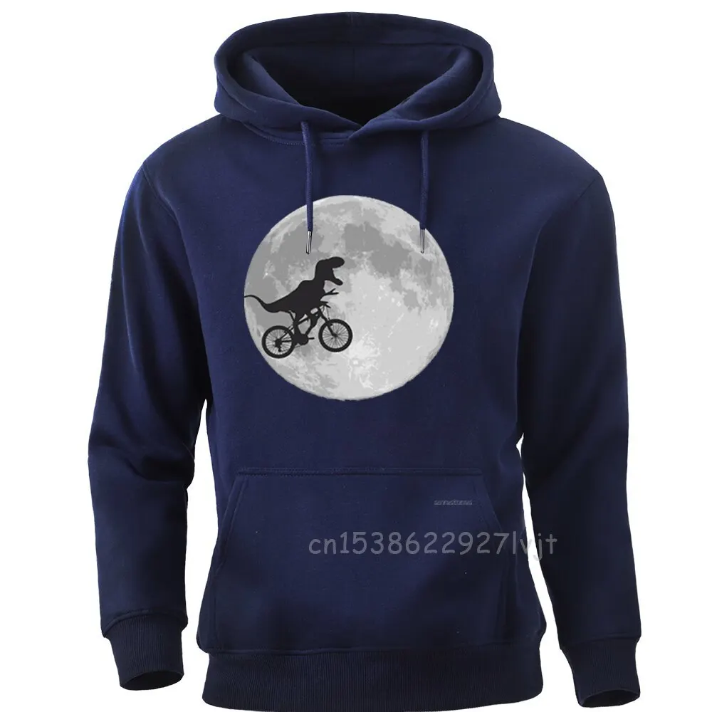 Hoodies Dinosaur Cycling Moon Printed Sweatshirts Pullovers Jumper Tops Women Men Harajuku Streetwear Crewneck Camisas