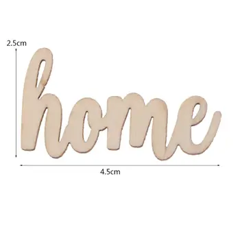 

15Pcs Wooden Home Table Confetti Scatter Vintage Rustic Wedding Party Decor Craft Scrapbook Decorations