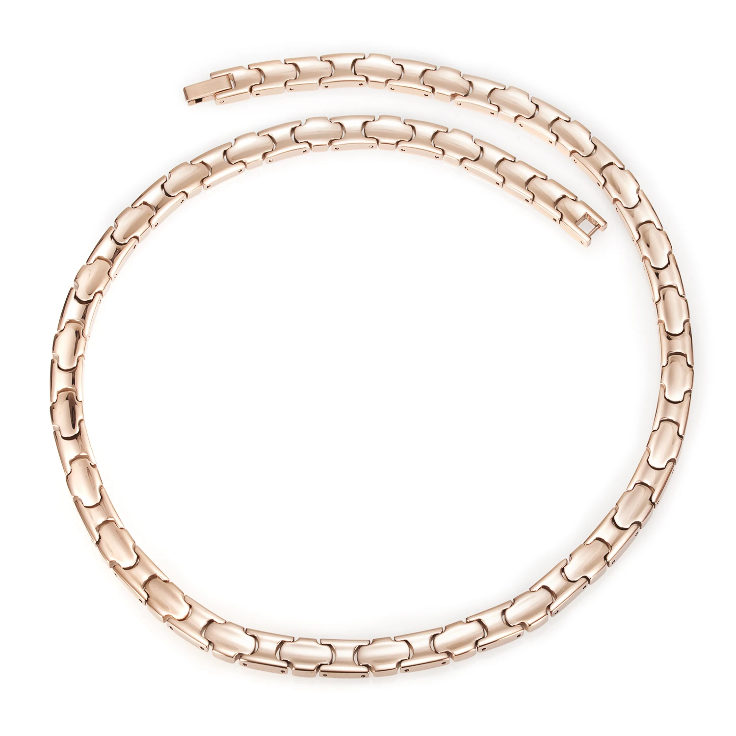 Wollet Jewelry Pure Titanium Necklace Women Rose Gold Color Plating