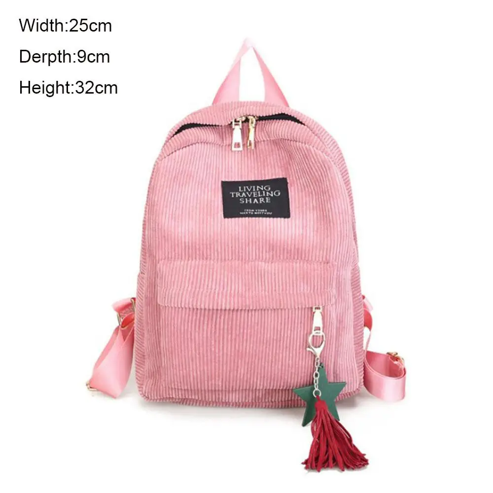 Женские холщовые рюкзаки, школьная сумка для девушек, рюкзак для женщин, розовый, черный, модный рюкзак для путешествий, рюкзак Bolsas Mochila Mujer - Цвет: Pink